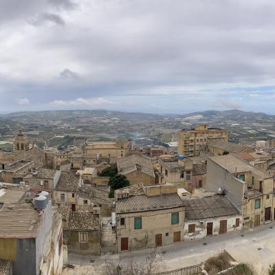 022 Vista Panoramica Della Citta Di Naro Dal Castello