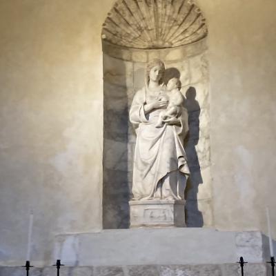 059 Statua Marmorea Madonna Della Consolazione Opera Commissionata Dalla Confraternita Di San Benedetto Ad Antonello Gagini Nel 1535 Terminata E Consegnata Dal Figlio Giacomo Che Onoro L Impegno Dopo La Scomparsa Del Padre