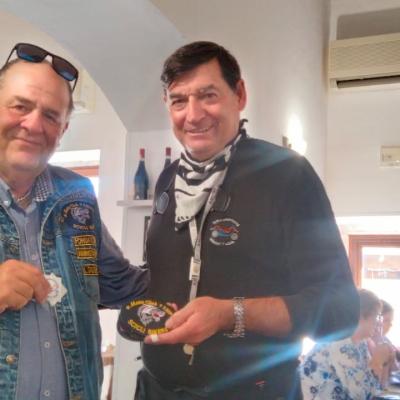 055 Un Ringraziamento Per La Calorosa Accoglienza E Per L Amicizia Al Presidente Del Motoclub I Lupi Di Scicli Giuseppe Lutri
