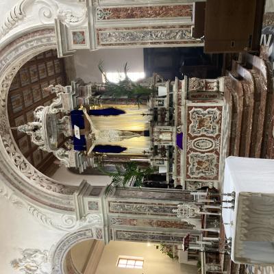 041 L Altare Maggiore In Pregiato Marmo Policromo Fu Costruito Alla Fine Del 1700 E Fu Donato Dai Coniugi Bosurgi Visalli