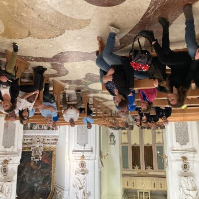 044 Ed Eccoci Seduti Dentro La Chiesa Di Sant Antonio Abate Di Ferla
