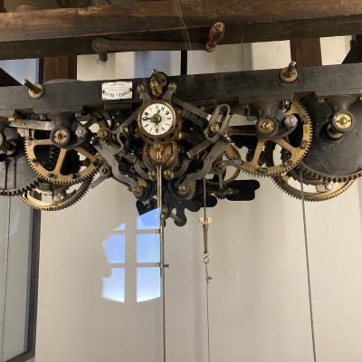 016 L Orologio Meccanico Badier E Paultn Di Grenoble Nel Museo Della Certosa Risalente Agli Inizi Del 900 Usato Dai Monaci Per La Vita Di Comunita