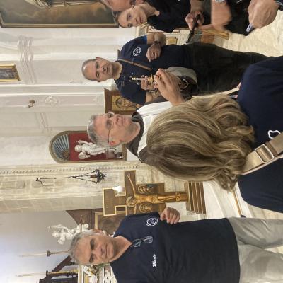 064 La Sacra Spina Che Ci Mostra Adre Giovanni Fu Donata Nel 1498 Da Giovanna Di Valois Regina Di Francia E Moglie Di Luigi Xii Al Suo Confessore Personale Padre Dionisio Sacco
