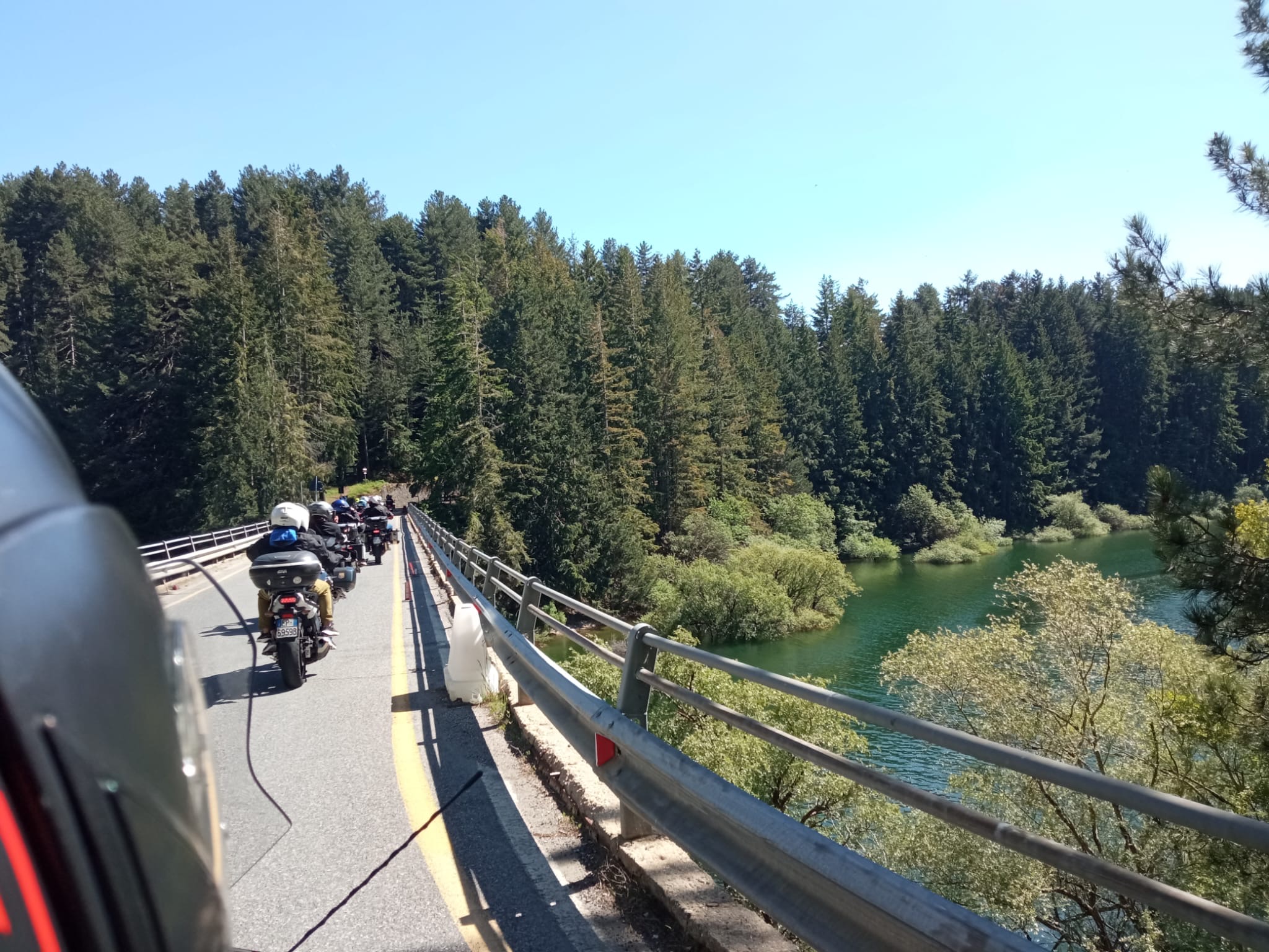 118 Costeggiamo Il Lago Ampollino Passando Dalla Diga Sulla Sp61