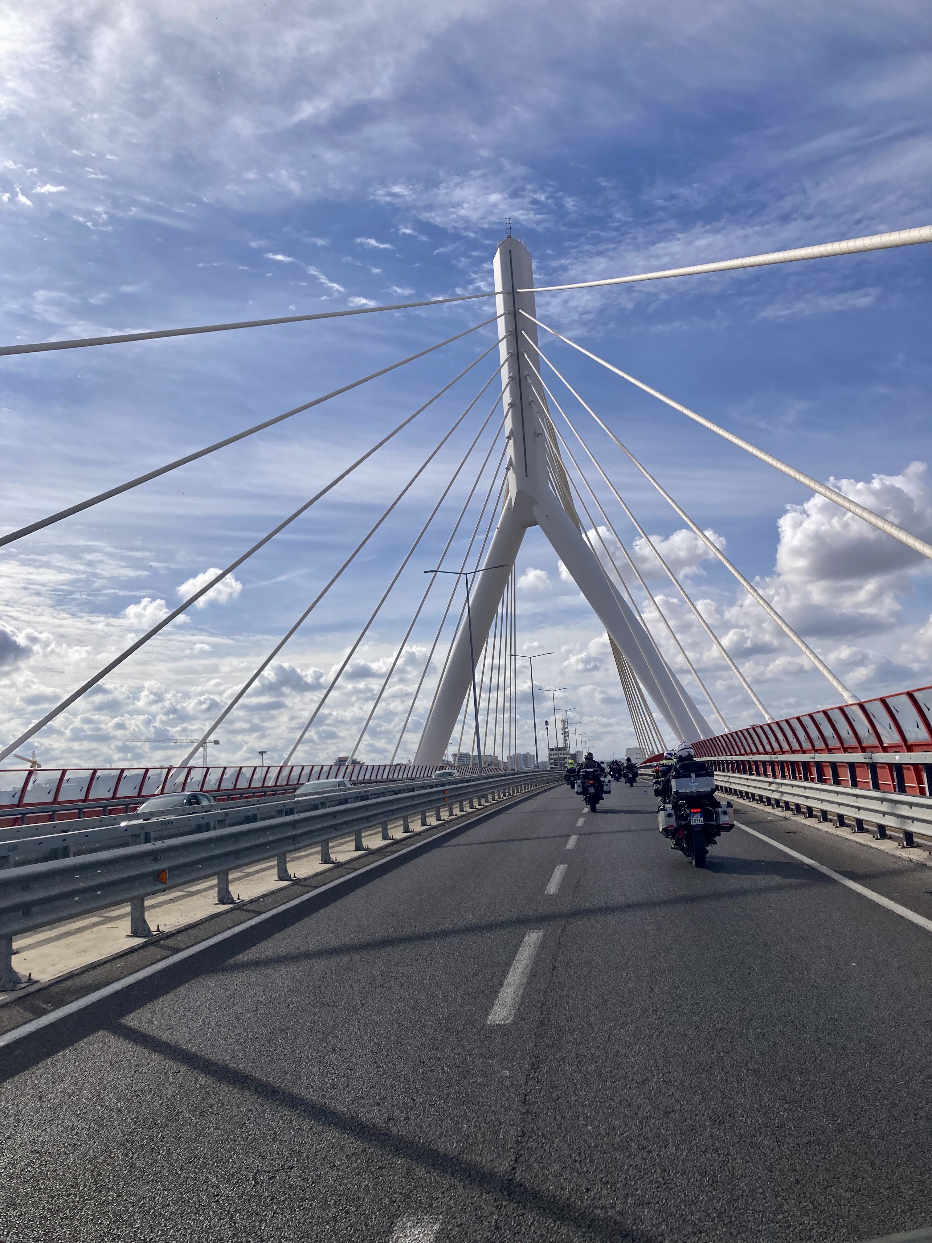 095 Il Ponte Adriatico Di Bari E Di Tipo Strallato Ad Arpa Con Un Singolo Pilone Centrale Alto 78 M Caratterizzato Dalla Forma A Y Capovolta E Sghemba Di 60 Gradi