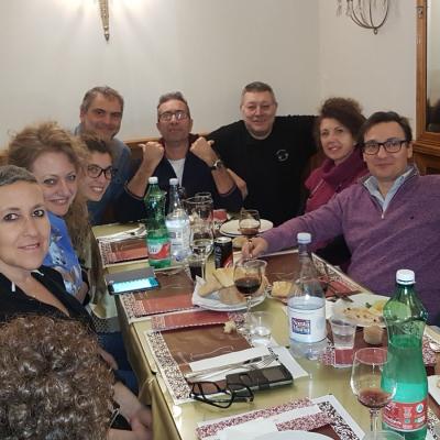 037 Mario E Gugliemo Con Gli Amici Del Gruppo Teatrale Gatti Da Legare 