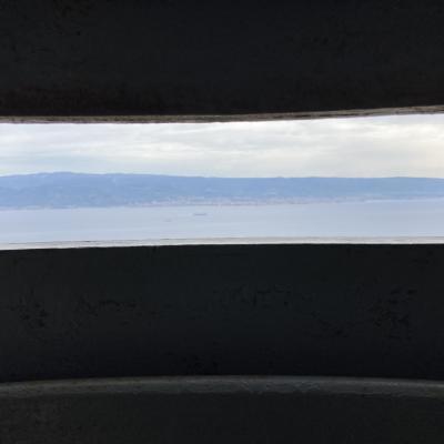 014 Vista Dalla Torretta Che Controllava Il Passaggio Delle Navi Sullo Stretto