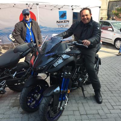053 Giancarlo Robocop Su Una Moto Innovativa