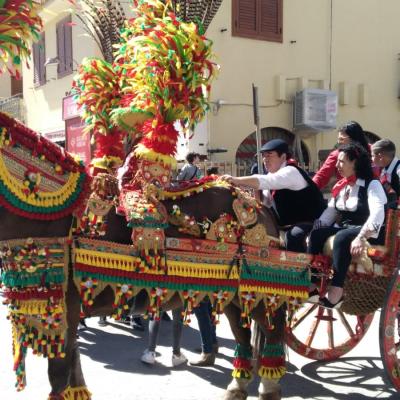 008 Carretto Siciliano In Sfilata Per La Cavalcata Di San Giuseppe 