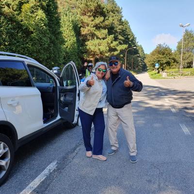 032 Rosalba E Franco La Staffetta Di Supporto In Auto