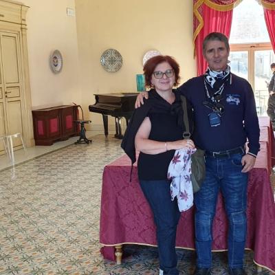031 Pippo E Cettina Nel Salone Di Palazzo Trabia