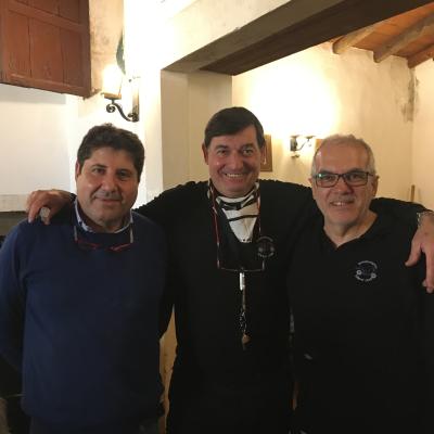 053 Una Foto Con I Vecchi Amici Il Caro Carmelo Emilio E Nino