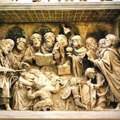 050 Bassorilievo Della Dormizione Della Vergine Realizzato Nel 1529 Da Antonello Gaginijpg