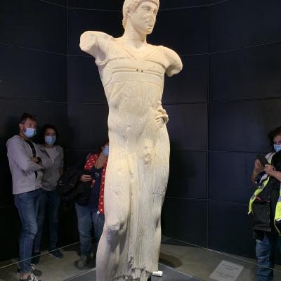 082 Il Reperto Piu Importante Del Museo E Il Giovanetto Di Mozia Fidanzato Della Nostra Guida