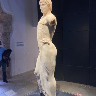 083 Si Tratta Di Una Statua Greca Rinvenuta Pero In Una Provincia Punica