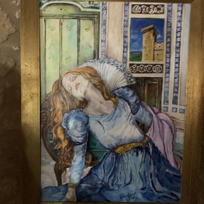 129 Un Quadro Che Raffigura La Morte Della Baronessa Di Carini