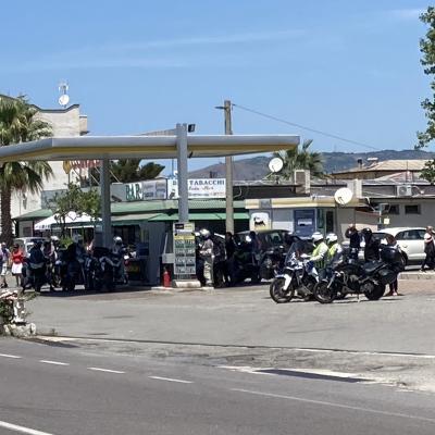 015 Sosta Della Colonna Ad Amantea Per Accorgersi Che Non C Era Benzina