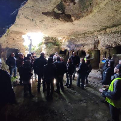 066 Secondo Alcuni Studi Senebardo Principe Bizantino Fece Scavare Queste Catacombe Per Se E Per La Nobilta A Lui Vicina