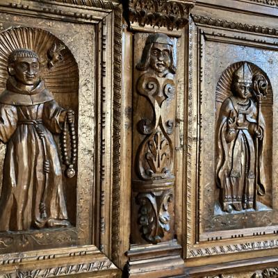 51 Esso Rappresenta Santi Cari Alla Devozione Francescana
