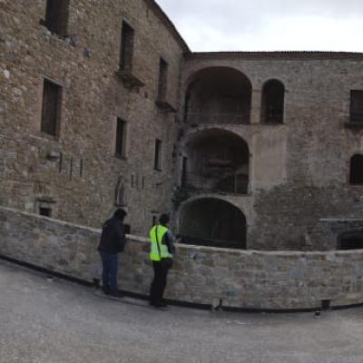 37 Panoramica Del Castello Che Fu Anche Eremo Di Monaci Basiliani E Infine Avamposto Arabo