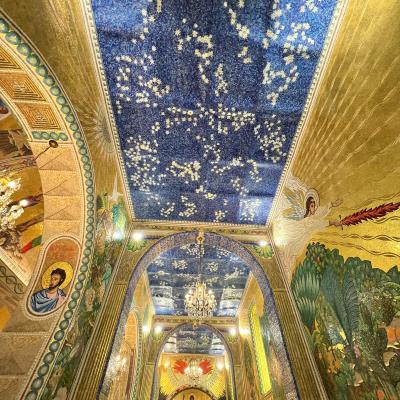 27 Il Meraviglioso Soffitto Mosaico Floreale