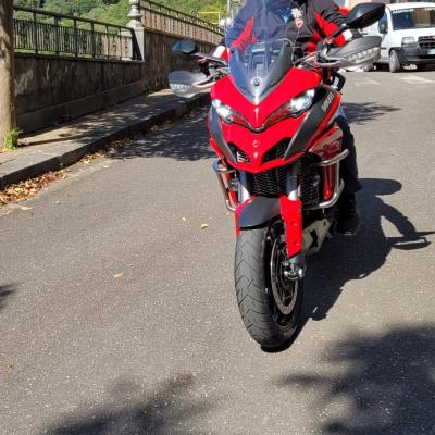 104 Baffotelli In Moto On The Road
