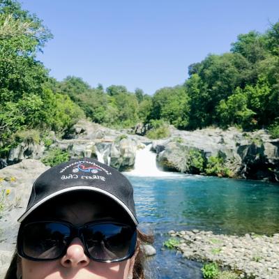 33 La Mia Sorellina Elena Selfie Con Le Cascate