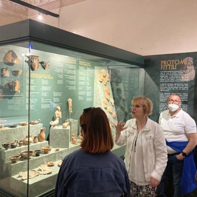 66 La Terza Sala E Dedicata Al Santuario Suburbano Della Dea Demetra E Della Figlia Persefone Uno Dei Complessi Sacri Di Maggiore Rilievo Della Sicilia Greca