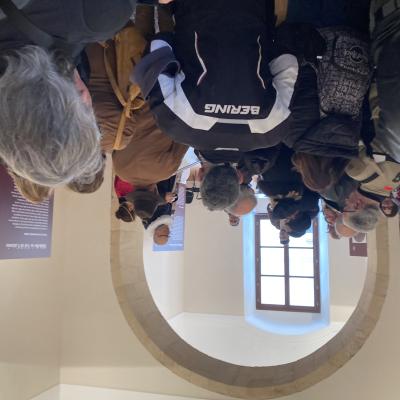 016 Veniamo Accolti Dalla Nosra Guida Lisi Nel Palazzo Di Citta