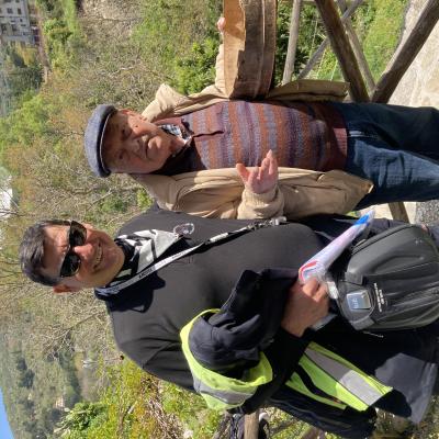 018 Una Foto Insieme A Colui Che Ha Portato Alla Vita Il Mulino Il Signor Ugo Affannato
