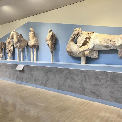 041 La 6 Sala Contiene Le Facciate Arcaiche E Classiche Del Tempio Di Apollo
