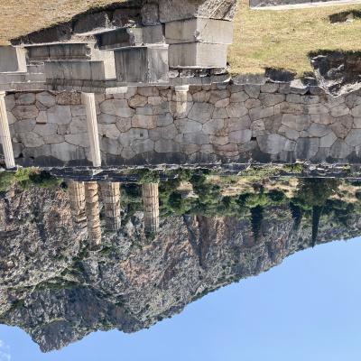 049 Il Muro Poligonale E Il Tempio Di Apollo