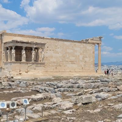 69 L Eretteo E Un Tempio Ionico Greco Del V Secolo A.c. Questo Santuario Dedicato Alla Dea Atena Poliade Protettrice Della Citta