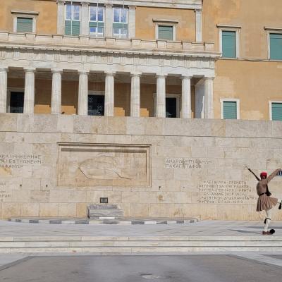 73 Cambio Della Guardia Di Fronte Al Parlamento In Piazza Syntagma 