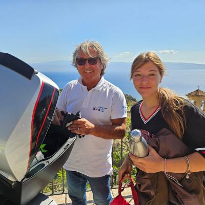 006 La Nostra Piccola Mascotte Caterina Insieme Al Nonno Riccardo