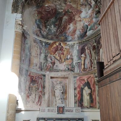 031 Per Via Del Patrocinio Della Famiglia Giglio Fu Denominata Cappella Giglio Nella Nicchia La Statua Raffigurante La Madonna Delle Grazie Del 1570 Gli Affreschi E L Apparato Pittorico Sono Opera Di Orazio Ferraro