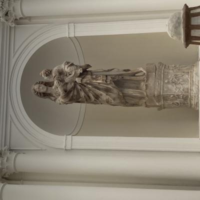 026 Statua In Marmo Di Maria Santissima Dell Idria Opera Della Scuola Del Gagini Di Straordinaria Fattura Fra I Piu Bei Lavori Del Genere In Sicilia