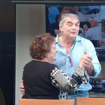012 Cosi Come E Iniziata La Riunione Cosi Finisce Con La Ninna Nanna Di Mario Biondi Coinvolgendo Santina In Un Improvviso Ballo