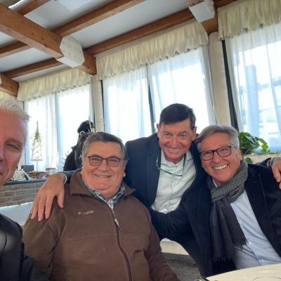 023 Momento Ilare Del Presidente Con Gli Amici Giacomo Riccardo E Francesco