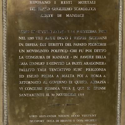 021 Uno Degli Abati Che Erano Di Diritto Membri Del Parlamento Del Regno Furono Personaggi Famosi Fra I Quali Anche Guglielmo Scammacca