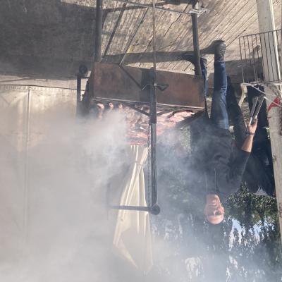 055 Enzo Il Fochista Per Eccellenza Tra I Fumi Del Bracere