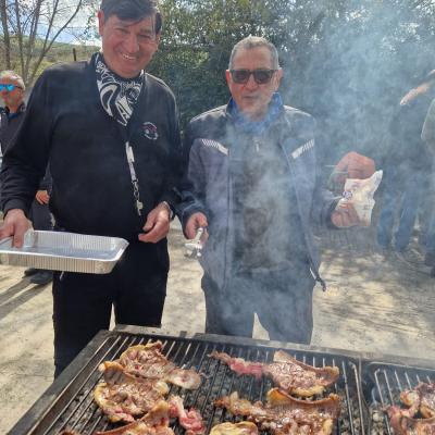 057 Il Presidente Con Il Secondo Fochista Pippo