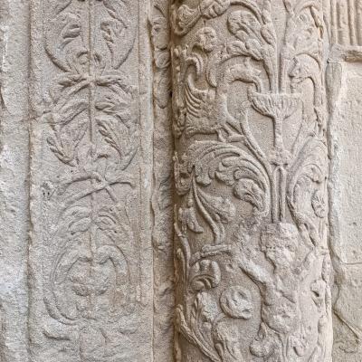 031 Particolarmente Bello Ed Originale E Nella Sua Entita Il Gruppo Del Portale Di Chiara Intonazione Barocca Fatto Con Pietra Arenaria Locale