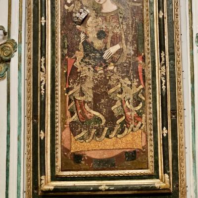 070 Sulla Parete Di Destra E Possibile Osservare Un Icona Di Origine Bizantina Del 1300 Che Si Venera Sotto Il Titolo Di Santa Maria Di Lavina