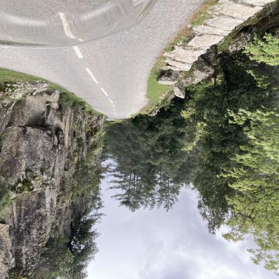 068 Prima Di Lasciare Corte E D Obbligo Visitare La Valle Della Restonica Con La Sua Foresta Di Larici Ai Piedi Delle Gole Scavate Dal Granito