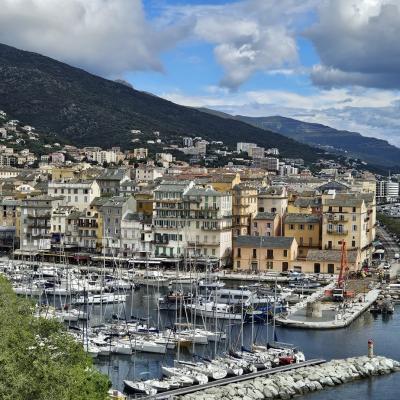 090 Panorama Sul Vecchio Porto Di Bastia Dai Giardini Romieu