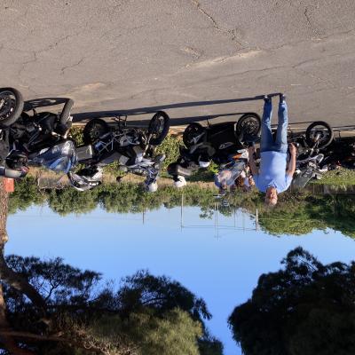 001 Guglielmo Accoglie I Partecipanti Alla Moto Passeggiata