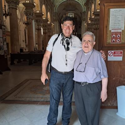 051 Un Ringraziamento A Padre Michele Per Averci Fatto Conoscere E Apprezzare Le Bellezze Artistiche Che Custodisce La Chiesa Di Santa Lucia