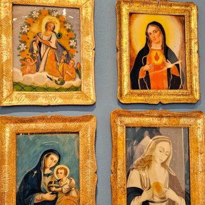 055 Derivante Dall Arte Della Vetrata E Della Decorazione A Freddo Di Superfici Vitree Ma Rivelante Piu Strette Analogie Con Le Attivita Connesse All Incisione La Pittura Su Vetro Nasce In Tutta Europa
