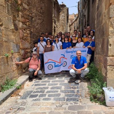 069 Ultima Foto Di Gruppo Nel Contempo Ringraziamo Giuseppe E Il Figliolo Roberto Per Averci Scortato Alla Scoperta Di Mistretta